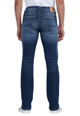 Buffalo David Bitton Straight Six Veined and Crinkled Jeans - BM22828 Color INDIGO