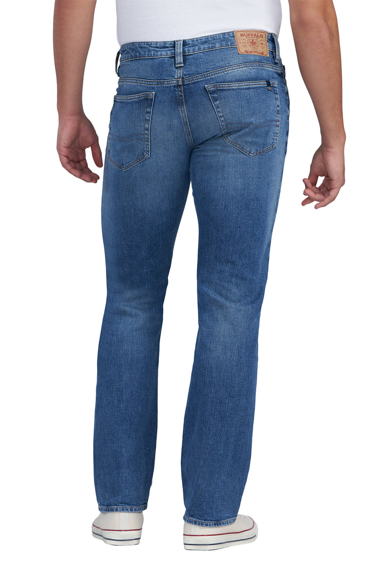Relaxed Straight Driven Crinkled and Sanded Jeans - BM22829