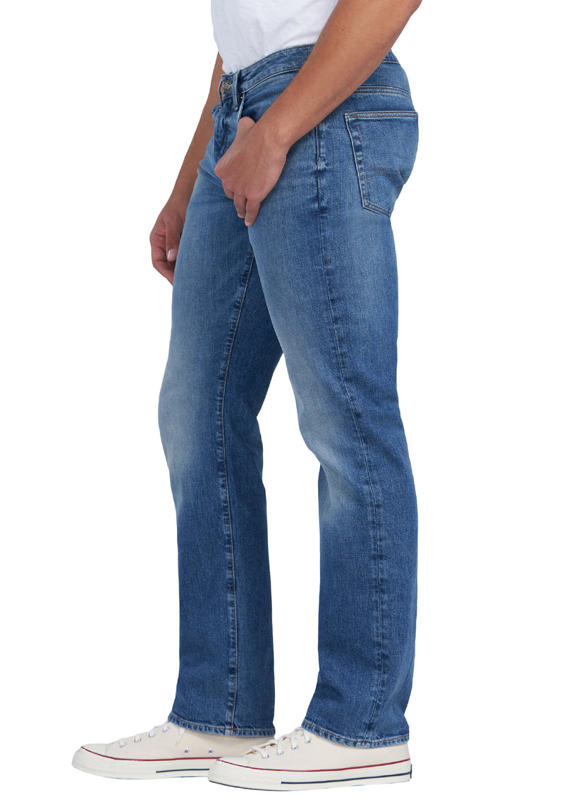 Relaxed Straight Driven Crinkled and Sanded Jeans - BM22829
