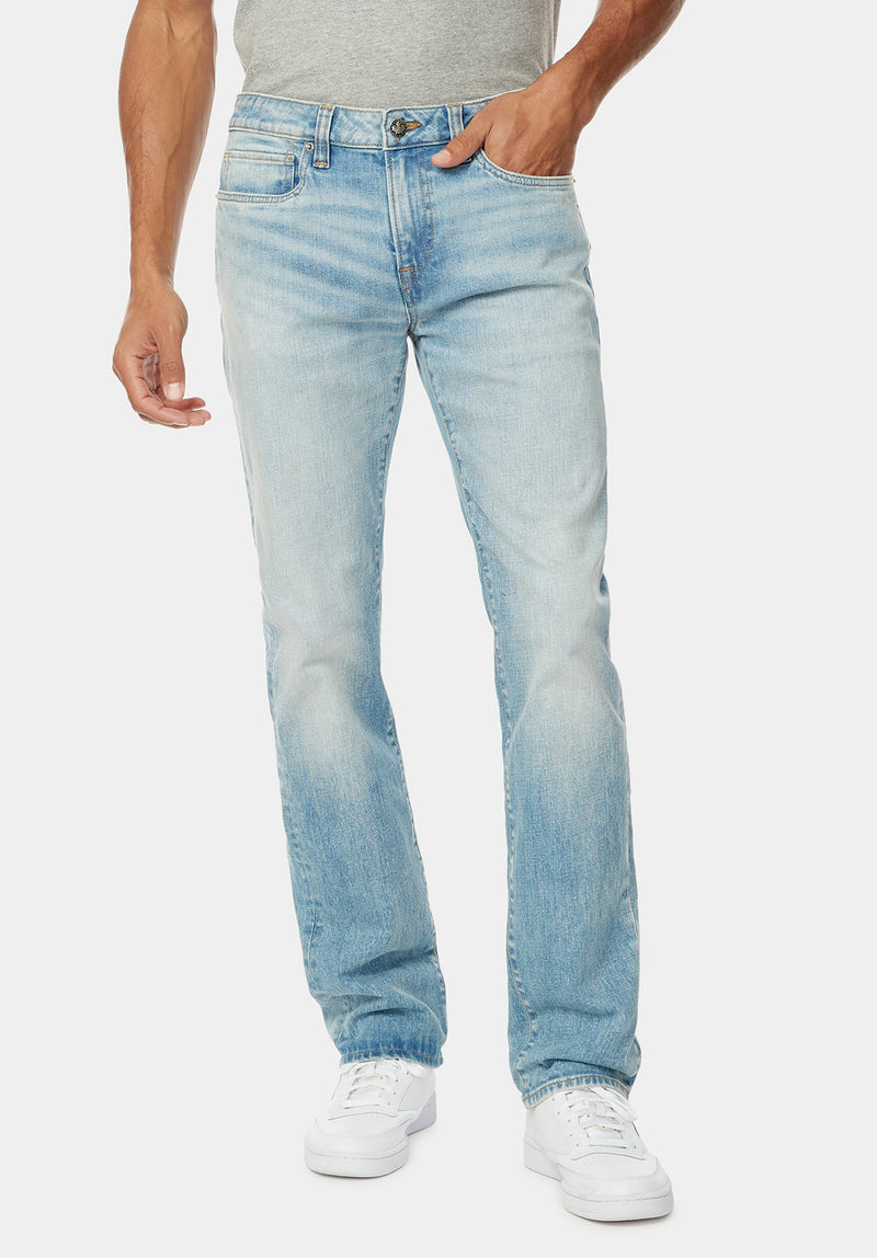 Buffalo David Bitton STRAIGHT SIX Vintage Worn Jeans - BM22839 Color INDIGO