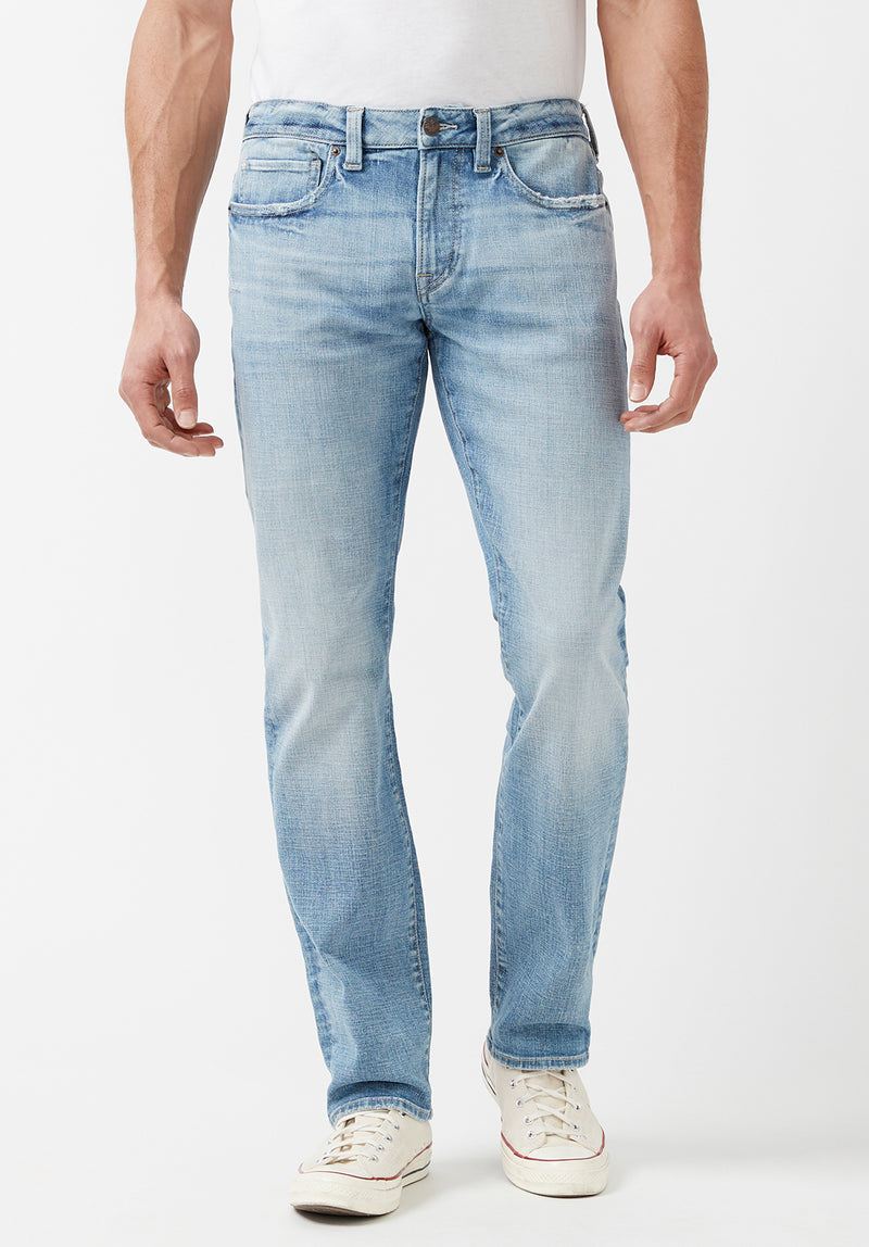 Straight Six Men's Jeans in Sanded Light Blue – Buffalo Jeans - US