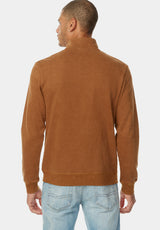Buffalo David Bitton Fleecy Fimop Zippered Sweater - BM23710 Color MONK