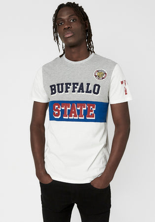 Tafity Men's Colorblocked Jersey T-Shirt in White - BM23782