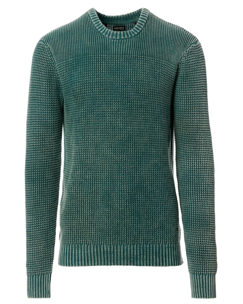 Buffalo David Bitton Textured Knit Washy Sweater - BM23793  