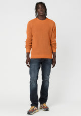 Buffalo David Bitton Textured Knit Washy Sweater - BM23793 Color REDWOOD