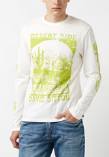 Buffalo David Bitton Tifool Desert Print T-Shirt - BM23861 Color MILK