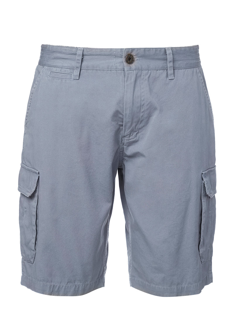 Hormoz Cotton Mirage Blue Cargo Shorts - BM23901