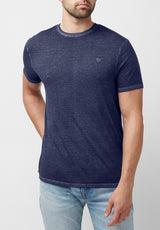 Buffalo David Bitton Kathin Faded Navy T-Shirt - BM23968 Color WHALE