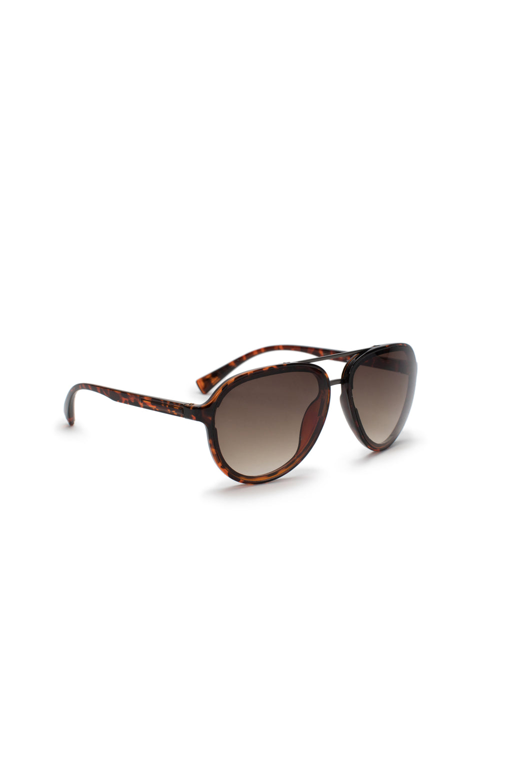 Aviator Sunglasses Dark Tortoise Frame B0011STOR